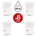 Cam Beher | Kısa Form - 400 mL x 8 ADET
