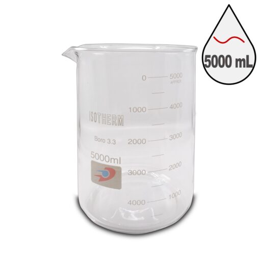 Cam Beher | Kısa Form - 5000 mL - Görsel 2