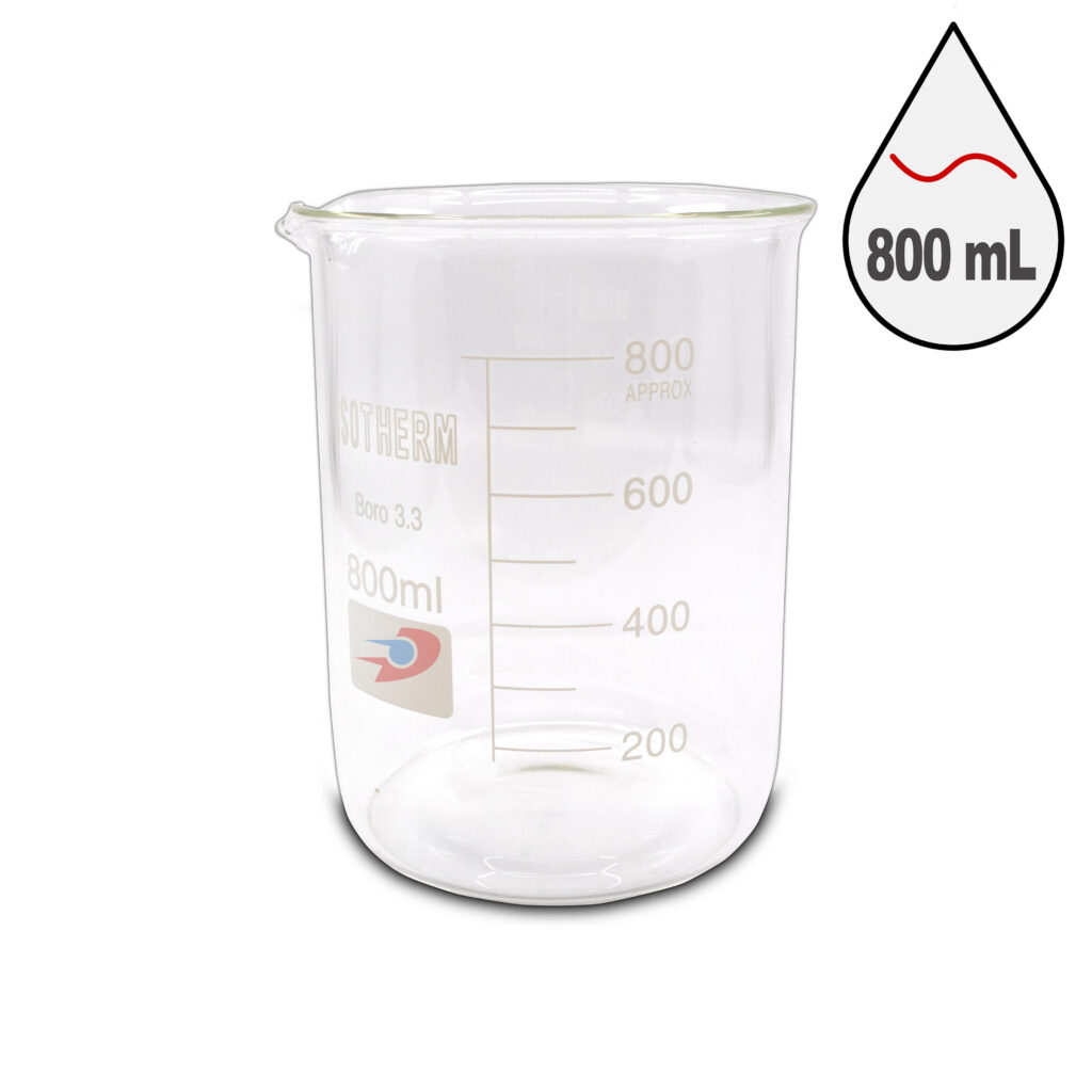 Isotherm CamBeher KisaForm Borosilikat Dereceli 800mL