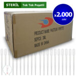 STERİL Pastör Pipet (Plastik) - 3 mL x 2000 Adet