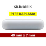 Manyetik Balık - Silindirik (PTFE Kaplı) - 40 mm x 7 mm