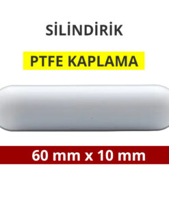 Manyetik Balık - Silindirik (PTFE Kaplı) - 60 mm x 10 mm