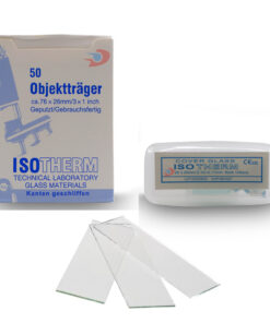 Mikroskop Lam ve Lamel Seti (Isotherm)(50 Adet Lam + 100 Adet, Ölçü : 20x20 Lamel)