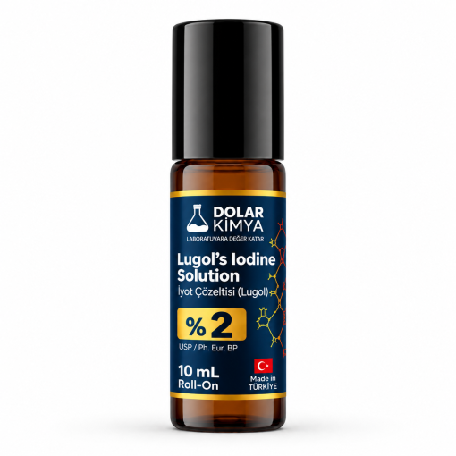 Lugol İyot Çözeltisi %2 (Roll-On Cam Damlalıklı) | 10 mL - Görsel 3