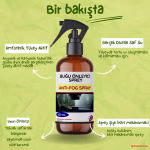 Buğu Önleyici Sprey (Antifog Buğu Çözücü Giderici) - 500 mL - Görsel 2