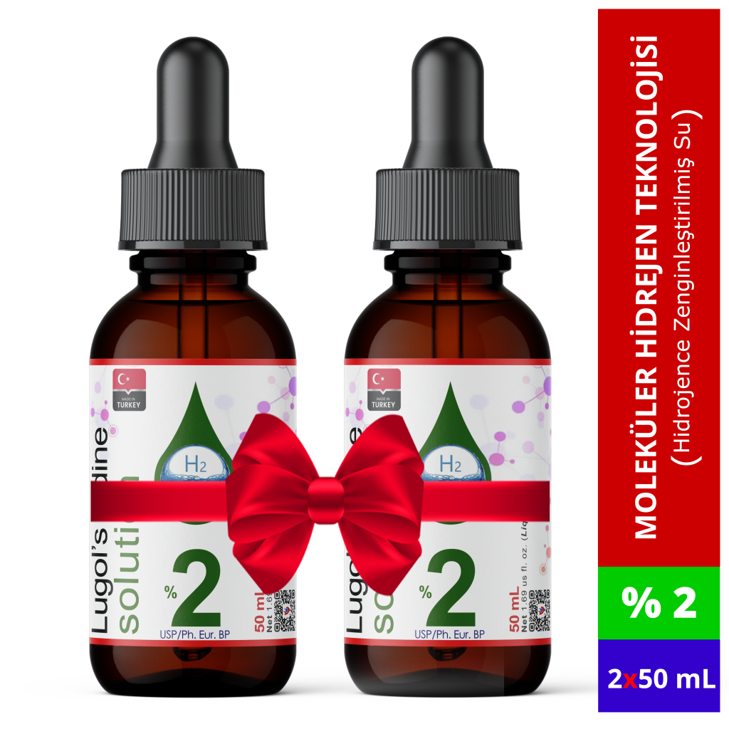 Lugol 2iyotcozeltisi lugolsiodine dolarkimya 2x50mL