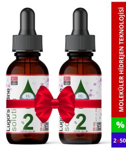 Lugol İyot Çözeltisi %2 (Cam Damlalıklı) | 2x50 mL