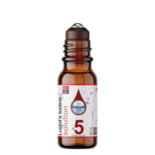 İyot Kafesi İçin Lügol %5 | 50 mL (Sürülebilir Roll-On Başlıklı Cam Şişe,İyot Kalemi,Pharma Grade) - Görsel 2