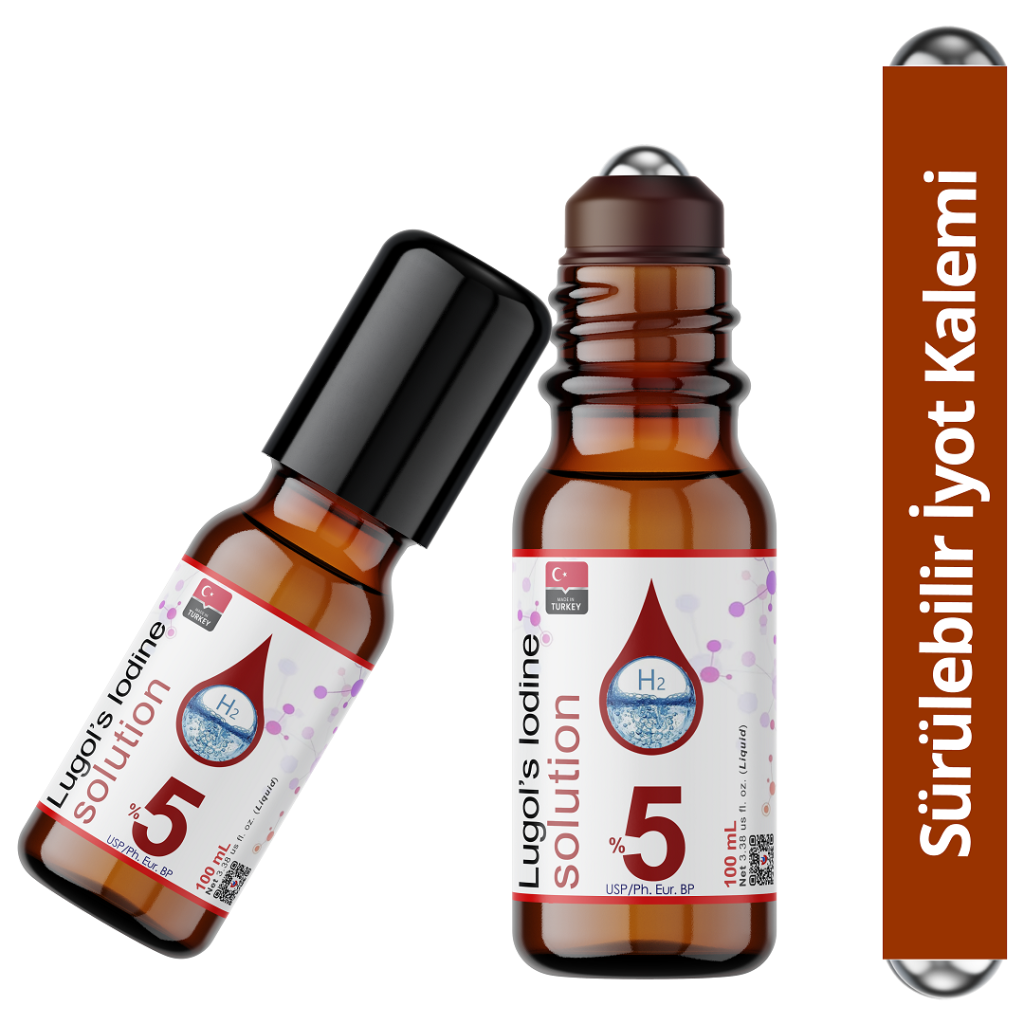 iyot kafesi icin lugol 5 100 ml surulebilir roll on baslikli cam siseiyot kalemipharma grade