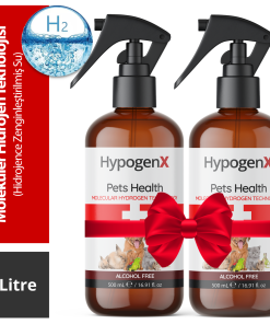HypogenX Pets Health - Göz ve Kulak Temizleme Solüsyonu - 1 Litre Sprey Başlıklı (Hipokloröz Asit Bazlı)