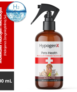 HypogenX Pets Health - Göz ve Kulak Temizleme Solüsyonu - 500 mL Sprey Başlıklı (Hipokloröz Asit Bazlı)
