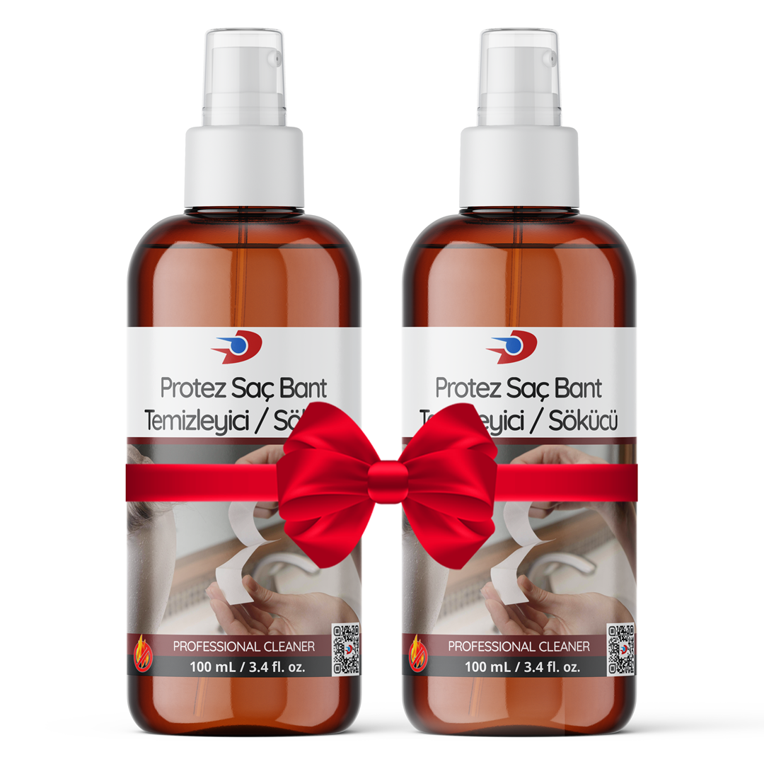 Protez Saç Bant Sökücüsü Temizleyicisi (Alkol Bazlı) | 2x100 ML Protez Saç Bant Sökücüsü Temizleyicisi (Alkol Bazlı) | 2x100 ML