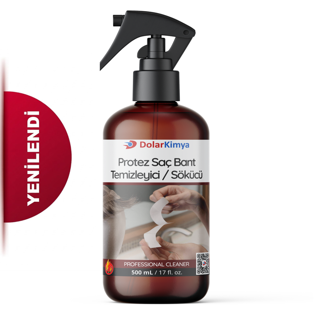 Protez Saç Bant Sökücüsü Temizleyicisi (Alkol Bazlı) | 500 ML