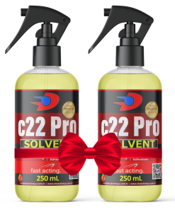 c22 Pro - Protez Saç Bant Sökücüsü Temizleyicisi (C22 Bazlı Formülasyon) | 2x250 ML