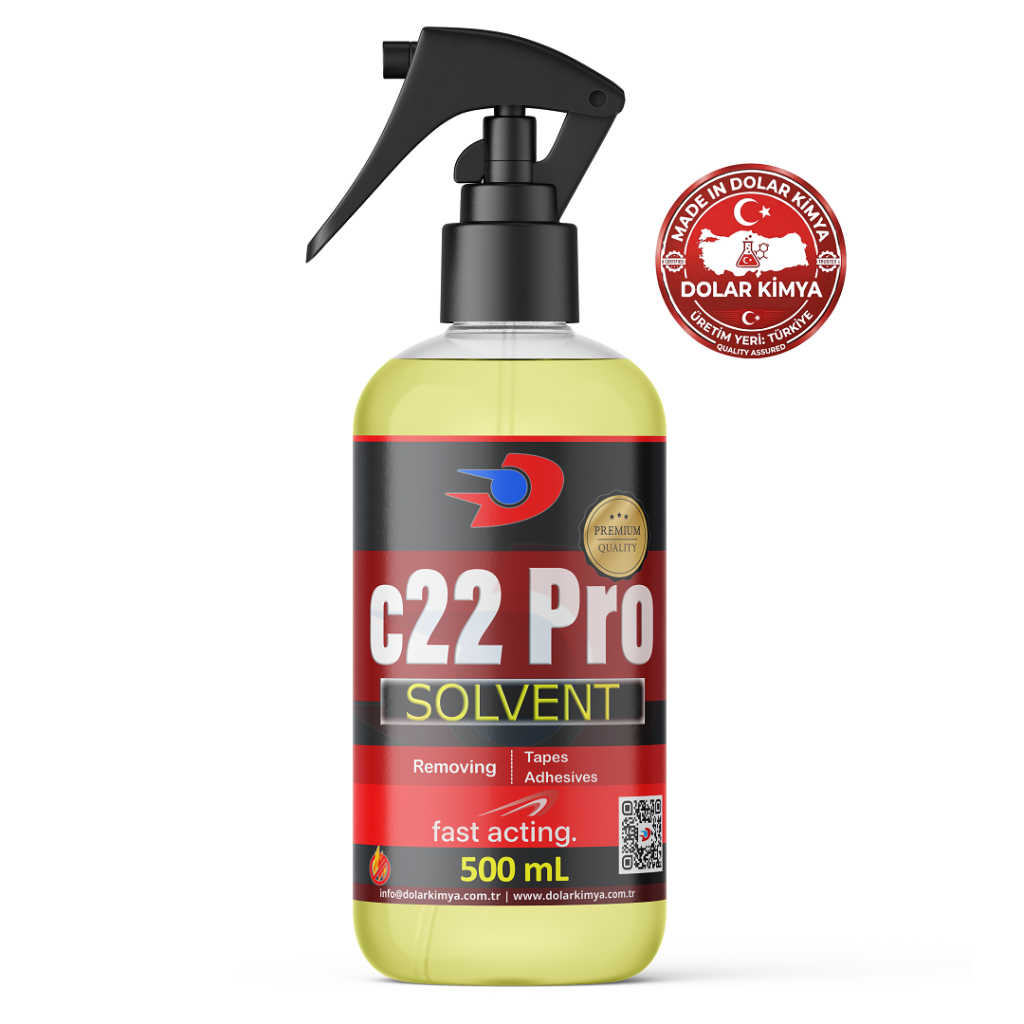 c22 Pro - Protez Saç Bant Sökücüsü Temizleyicisi (C22 Bazlı Formülasyon) | 500 ML