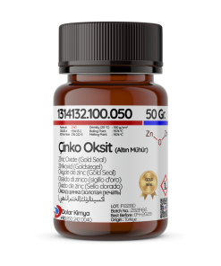 Çinko Oksit - 50 Gram (Altın Mühür,Kozmetik Tip,Mikronize,Zinc Oxide)