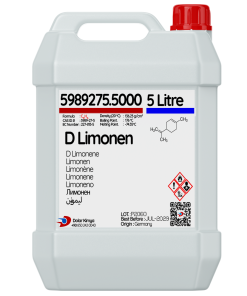 D-Limonen - 5 Litre (D-Limonene,Turunçgil Terpeni, CAS 5989-27-5)