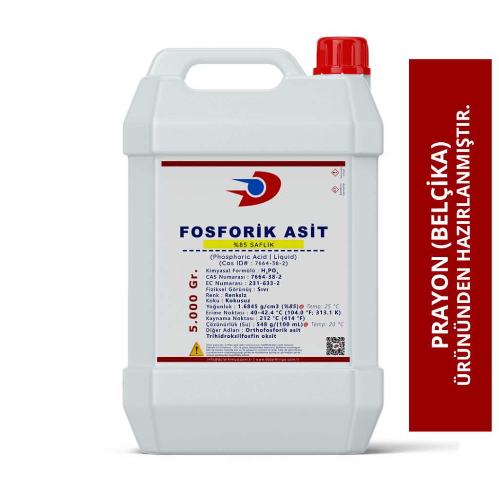 FosforikAsit PrayonFosforikAsit 5Kg