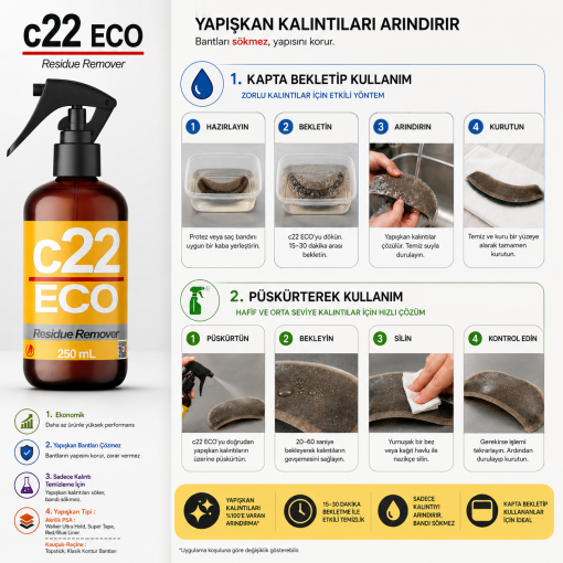 c22 ECO - Protez Saç Kalıntı Temizleyici - Görsel 4