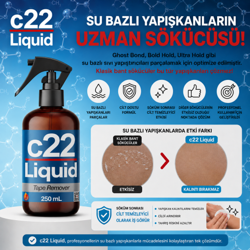 c22 LIQUID – Protez Sıvı Yapıştırıcı Sökücü - Görsel 4