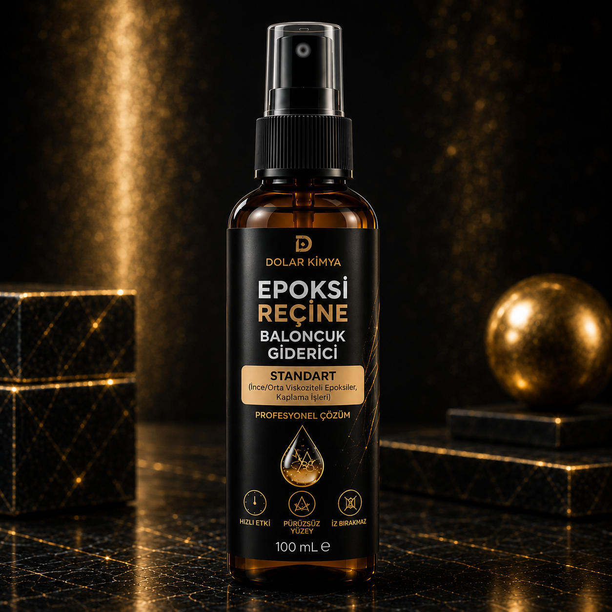 Epoksi Reçine Baloncuk Giderici Standart (İnce/Orta Viskoziteli Epoksiler, Kaplama İşleri) Epoksi Baloncuk Giderici Sprey - Standart - Görsel 1